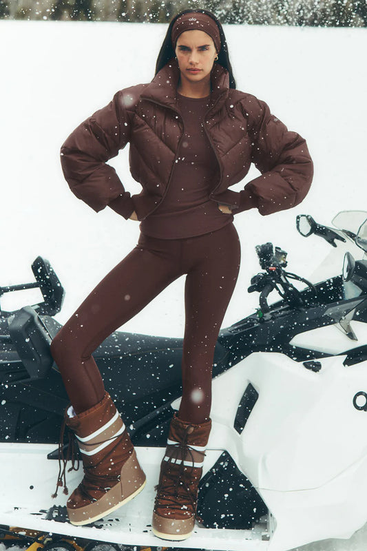 7/8 High-Waist Airlift Legging - Brownstone