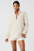 Renown Heavy Weight 1/4 Zip - Bone