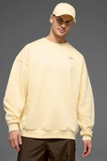 Accolade Crew Neck Pullover - Candlelight Yellow