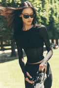 Mesh Winter Twilight Long Sleeve - Black