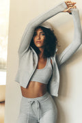 Sway Full Zip Hoodie - Athletic Heather Grey