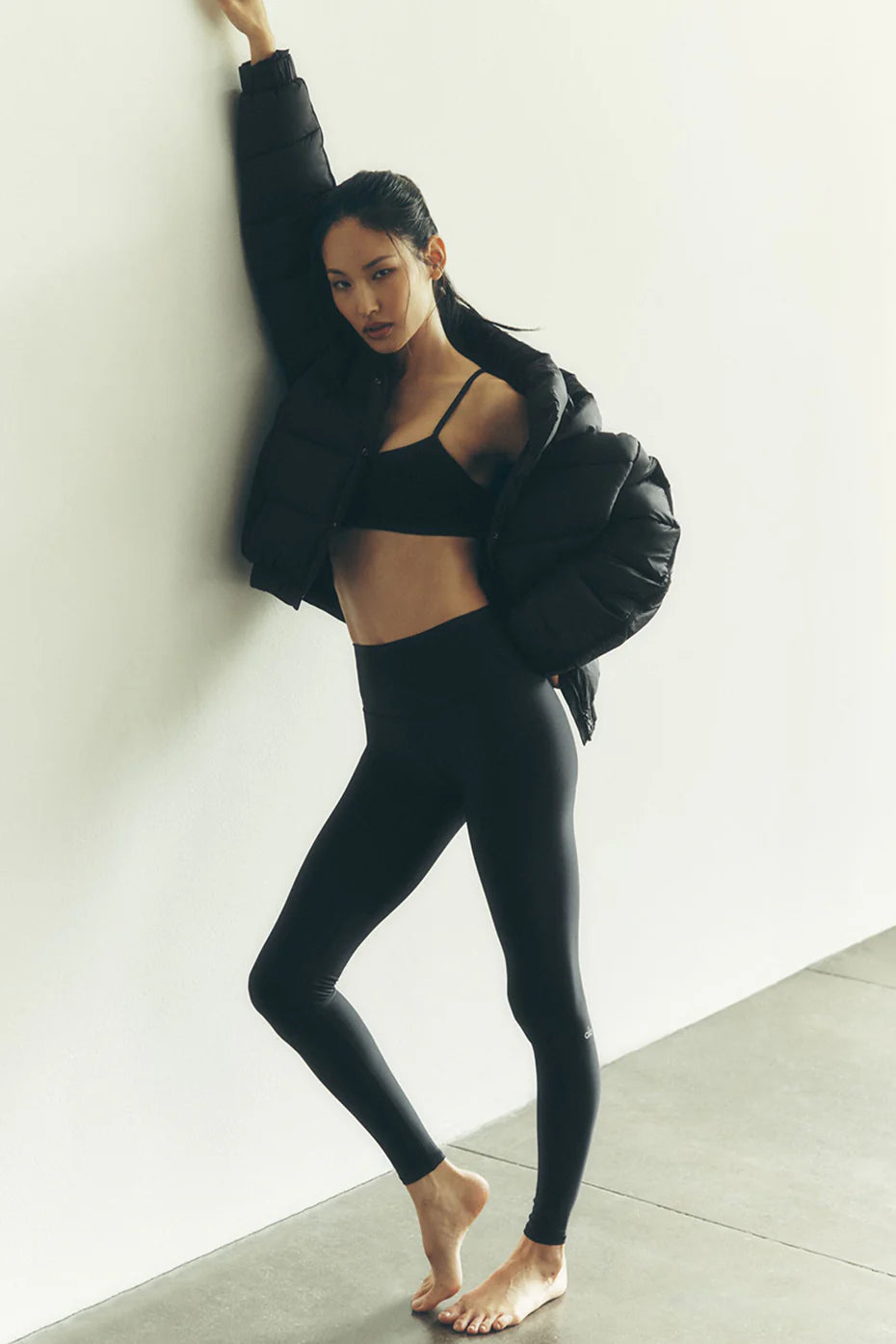 High-Waist Airlift Legging - Black