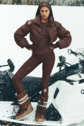 7/8 High-Waist Airlift Legging - Brownstone