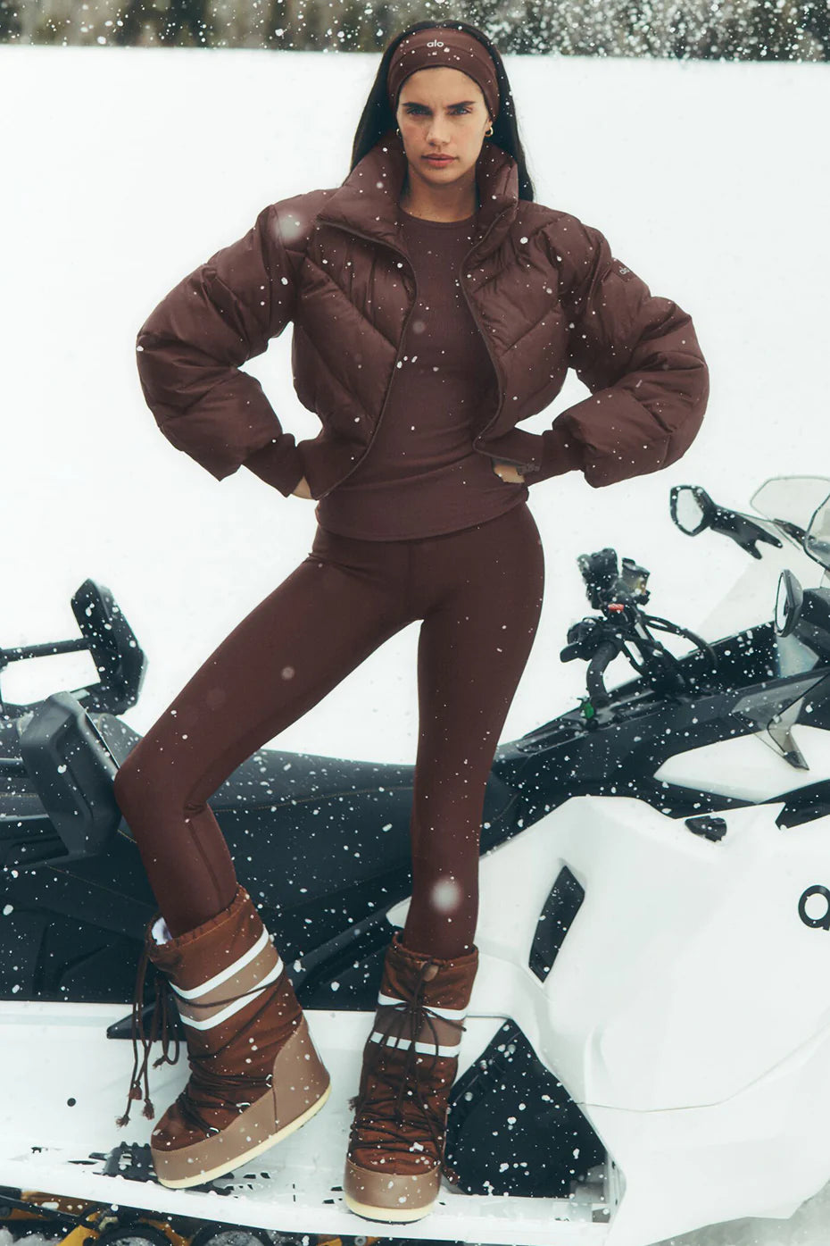 7/8 High-Waist Airlift Legging - Brownstone
