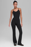 Airbrush Bootcut One And Done Onesie - Black